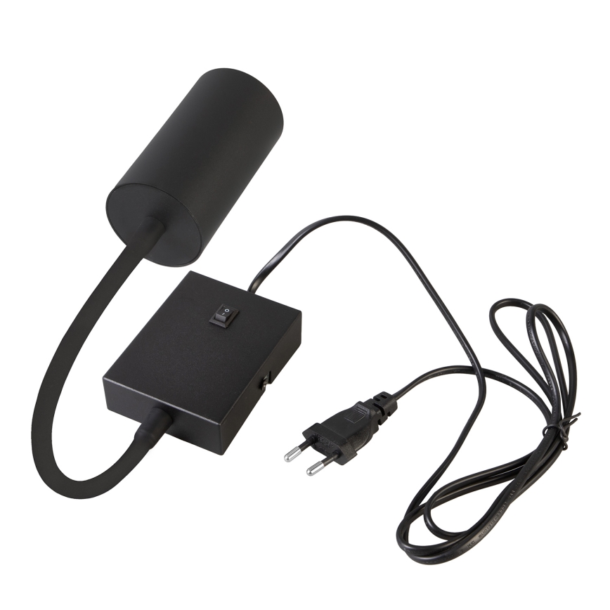 BRILAGI - Pielāgojama sienas lampa ar slēdzi SELE 1xGU10/30W/230V melna