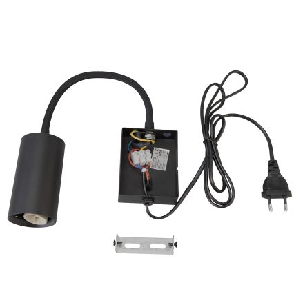 BRILAGI - Pielāgojama sienas lampa ar slēdzi SELE 1xGU10/30W/230V melna