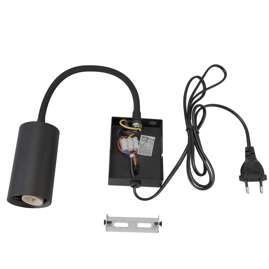 BRILAGI - Pielāgojama sienas lampa ar slēdzi SELE 1xGU10/30W/230V melna