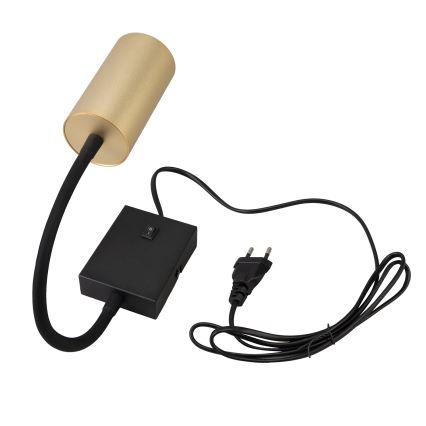 BRILAGI - Regulējama sienas lampa ar slēdzi SELE 1xGU10/30W/230V melna/zelta
