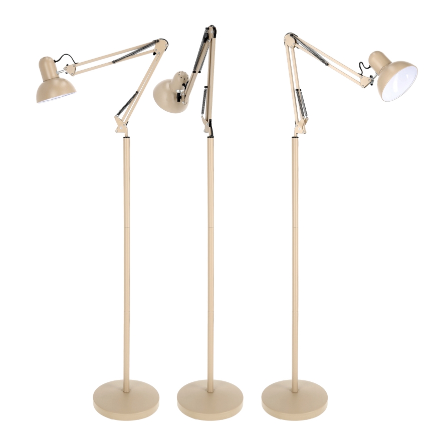 BRILAGI - Regulējamā stāvlampa TASKER 1xE27/60W/230V 184 cm bēša