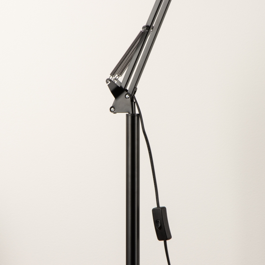 BRILAGI - Regulējamā TASKER grīdas lampa 1xE27/60W/230V 157 cm melna