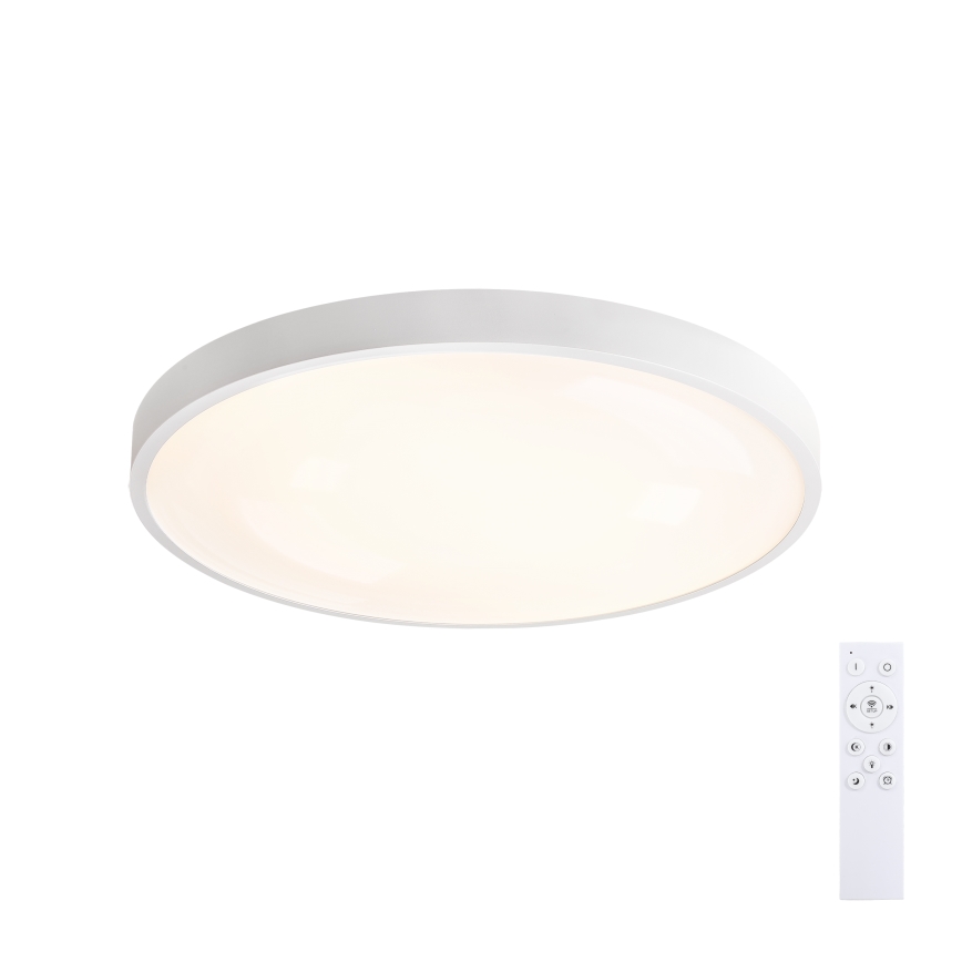 Brilagi - LED ar regulējamu spilgtumu griestu gaismeklis GLASS POOL DOUBLE LED/60W/230V 3000-6000K 50 cm balts + tālvadības pults