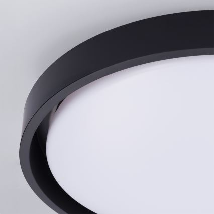 Brilagi - LED aptumšojams griestu gaismeklis MATTEO LED/48W/230V 3000-6500K Ø 41 cm melns + tālvadība