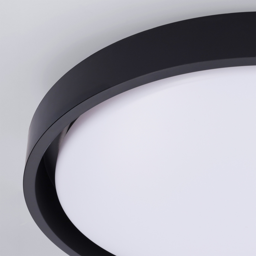 Brilagi - LED aptumšojams griestu gaismeklis MATTEO LED/48W/230V 3000-6500K Ø 41 cm melns + tālvadība