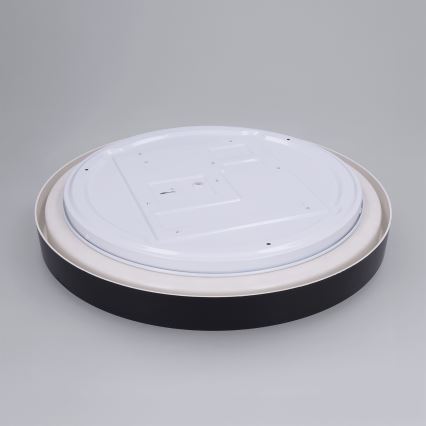 Brilagi - LED aptumšojams griestu gaismeklis MATTEO LED/48W/230V 3000-6500K Ø 41 cm melns + tālvadība