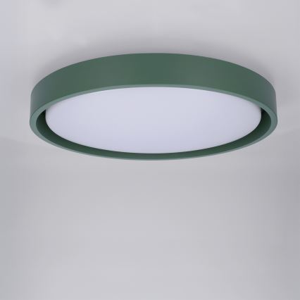 Brilagi - Regulējama LED griestu lampa MATTEO LED/48W/230V 3000-6500K Ø 41 cm zaļa + tālvadības pults