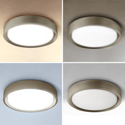 Brilagi - MATTEO dimējams LED griestu gaismeklis 60W/230V, 3000–6500K, Ø 51,5 cm, taupe, ar tālvadības pulti
