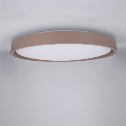 Brilagi - MATTEO dimējams LED griestu gaismeklis 60W/230V, 3000–6500K, Ø 51,5 cm, taupe, ar tālvadības pulti