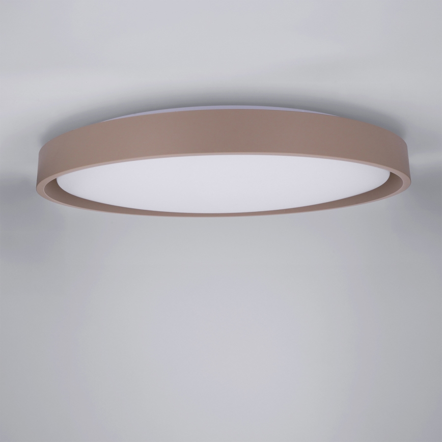 Brilagi - MATTEO dimējams LED griestu gaismeklis 60W/230V, 3000–6500K, Ø 51,5 cm, taupe, ar tālvadības pulti