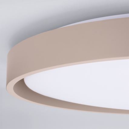 Brilagi - MATTEO dimējams LED griestu gaismeklis 60W/230V, 3000–6500K, Ø 51,5 cm, taupe, ar tālvadības pulti