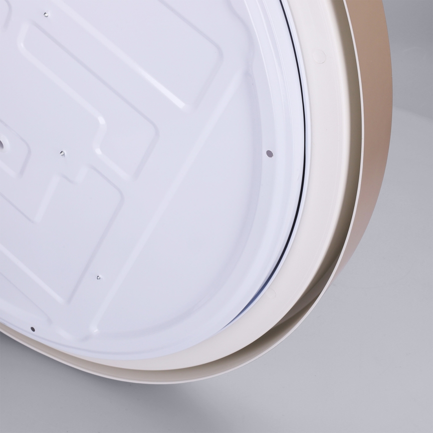 Brilagi - MATTEO dimējams LED griestu gaismeklis 60W/230V, 3000–6500K, Ø 51,5 cm, taupe, ar tālvadības pulti