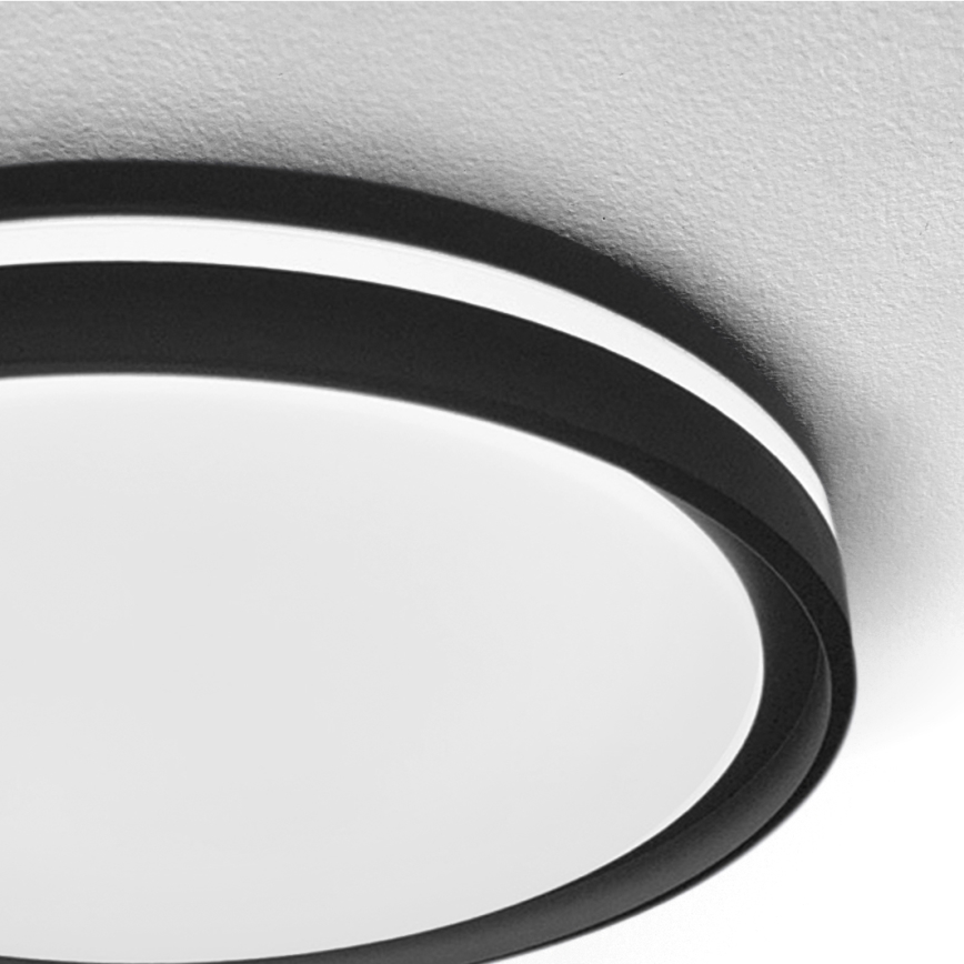 Brilagi - LED regulējams griestu gaismeklis NAOMI LED/48W/230V 3000-6500K Ø 39 cm melns + tālvadības pults