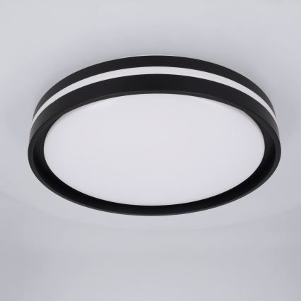 Brilagi - LED regulējams griestu gaismeklis NAOMI LED/48W/230V 3000-6500K Ø 39 cm melns + tālvadības pults