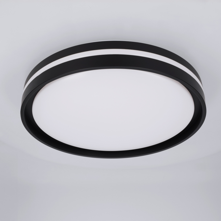 Brilagi - LED regulējams griestu gaismeklis NAOMI LED/48W/230V 3000-6500K Ø 39 cm melns + tālvadības pults