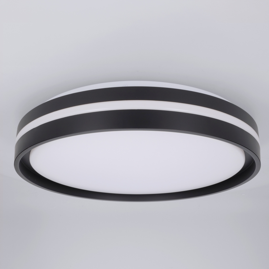 Brilagi - LED regulējams griestu gaismeklis NAOMI LED/48W/230V 3000-6500K Ø 39 cm melns + tālvadības pults
