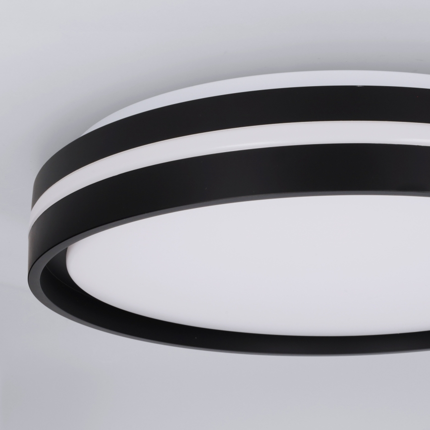 Brilagi - LED regulējams griestu gaismeklis NAOMI LED/48W/230V 3000-6500K Ø 39 cm melns + tālvadības pults