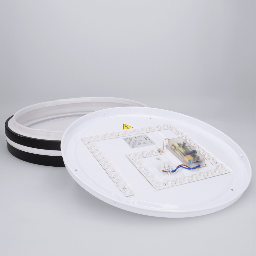 Brilagi - LED regulējams griestu gaismeklis NAOMI LED/48W/230V 3000-6500K Ø 39 cm melns + tālvadības pults