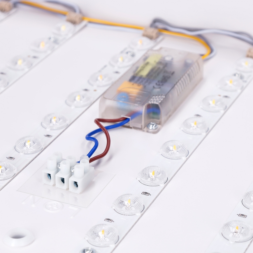 BRILAGI - regulējams LED griestu lukturis PILANA LED/60W/230V 3000-6500K ozols/balts 56x56 cm + tālvadības pults