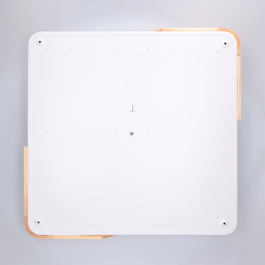 BRILAGI - regulējams LED griestu lukturis PILANA LED/60W/230V 3000-6500K ozols/balts 56x56 cm + tālvadības pults