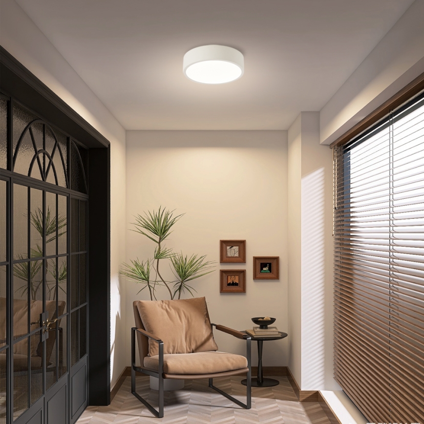 Brilagi - LED dimējamais griestu gaismeklis POOL LED/18W/230V 3000-6000K 20 cm balts + tālvadības pults