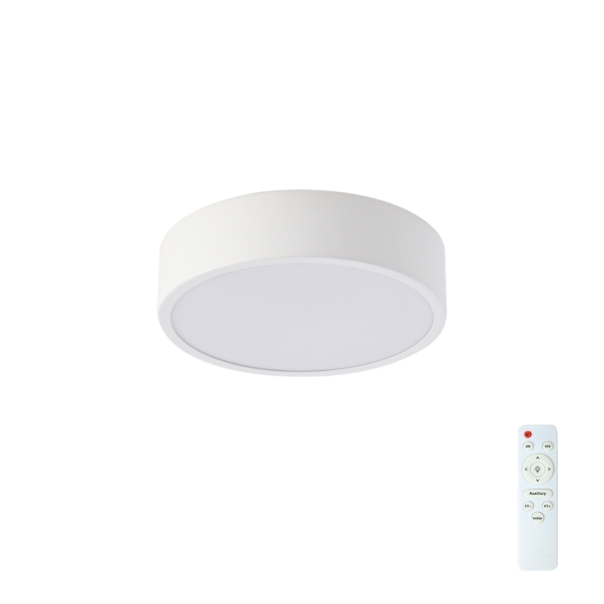 Brilagi - LED dimējamais griestu gaismeklis POOL LED/18W/230V 3000-6000K 20 cm balts + tālvadības pults