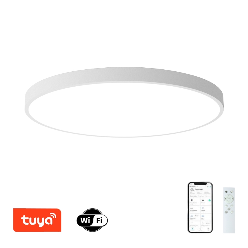 Brilagi - LED aptumšojama griestu lampa POOL SMART LED/180W/230V 3000-6000K Ø 120 cm Wi-Fi Tuya balta + tālvadība