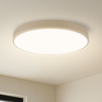 Brilagi - regulējama LED griestu lampa POOL SMART LED/60W/230V 3000-6000K Ø 50 cm Wi-Fi Tuya bēša + tālvadības pults