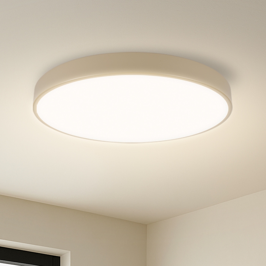 Brilagi - regulējama LED griestu lampa POOL SMART LED/60W/230V 3000-6000K Ø 50 cm Wi-Fi Tuya bēša + tālvadības pults