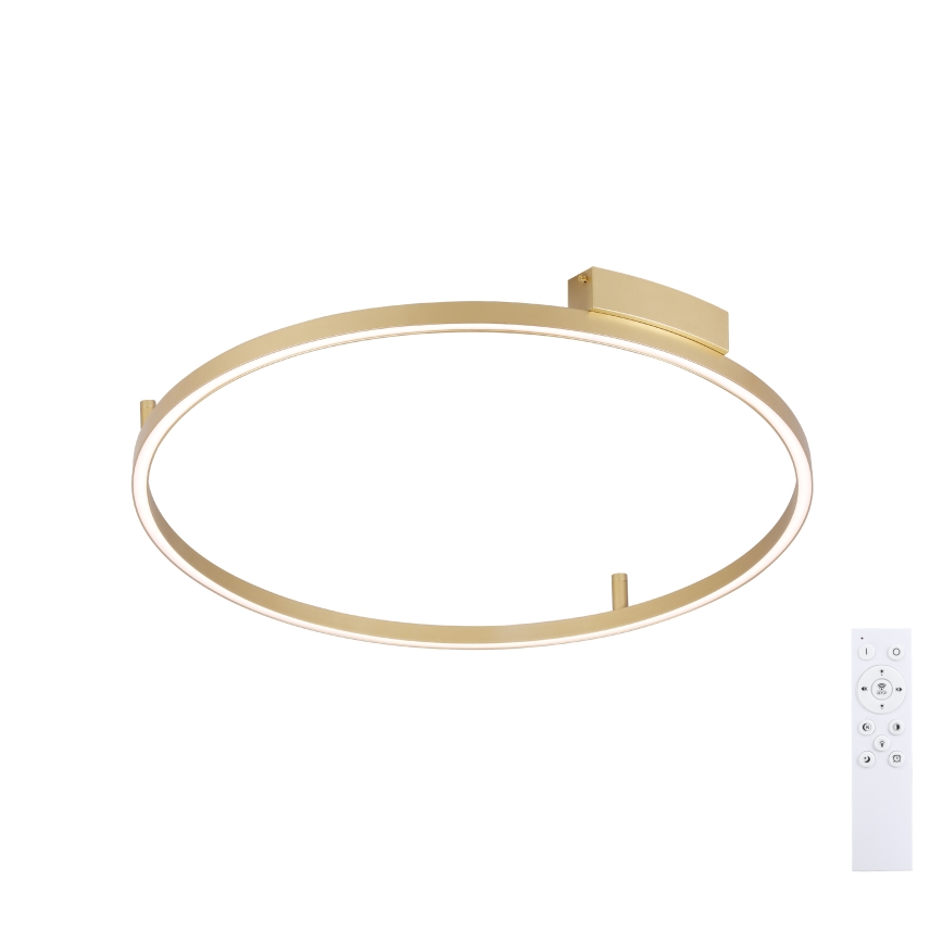 Brilagi - LED regulējama griestu lampa PORTOFINO LED/60W/230V 3000-6000K Ø 80 cm zelta + tālvadības pults