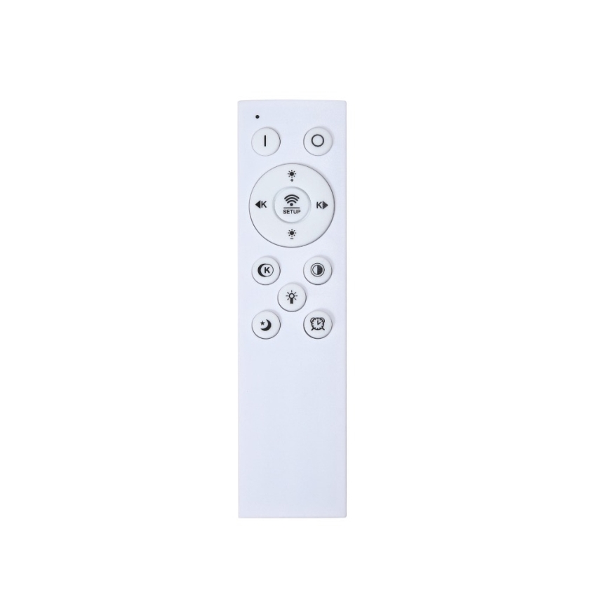 Brilagi - dimējama LED griestu lampa SLIMFRAME WOOD LED/58W/230V 124x33,7 cm 3000-6000K brūna + ar tālvadību