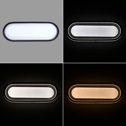 Brilagi - LED aptumšojams griestu lukturis TRIVARO LED/85W/230V 3000-6000K 20x60 cm + ar tālvadības pulti