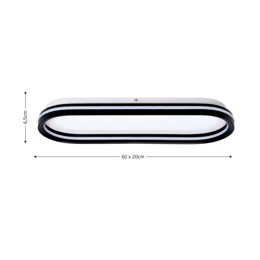 Brilagi - LED aptumšojams griestu lukturis TRIVARO LED/85W/230V 3000-6000K 20x60 cm + ar tālvadības pulti