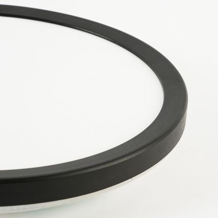 Brilagi - aptumšojams LED griestu gaismeklis ULTRA SLIM LED/24W/230V 2700-6500K Ø 42 cm melns + ar tālvadības pulti