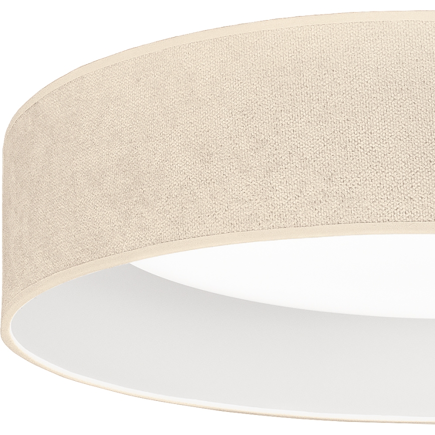 BRILAGI - Dimmējams LED griestu gaismeklis VELVET SMARTIX LED/24W/230V 3000–6000K Ø 45 cm krēmkrāsas Wi‑Fi Tuya Beacon + tālvadība
