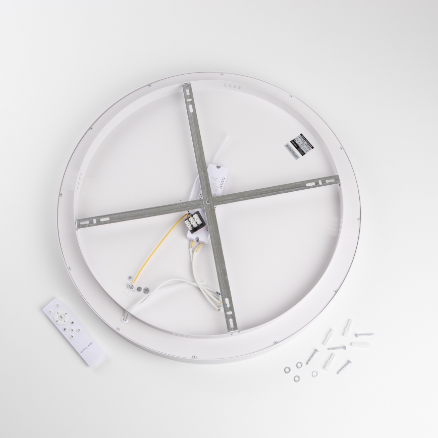 Brilagi - LED dimmējams griestu gaismeklis FALCON II LED/99W/230V 3000-6500K Ø 60 cm balts + ar tālvadības pulti