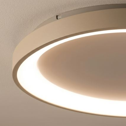BRILAGI - LED dimējams griestu gaismeklis FALCON SLIM LED/42W/230V 3000-6500K Ø 50 cm bēšs + tālvadības pults