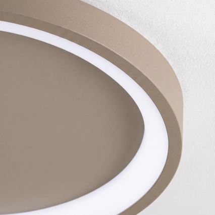 BRILAGI - LED dimējams griestu gaismeklis FALCON SLIM LED/42W/230V 3000-6500K Ø 50 cm bēšs + tālvadības pults