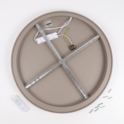 BRILAGI - LED dimējams griestu gaismeklis FALCON SLIM LED/42W/230V 3000-6500K Ø 50 cm bēšs + tālvadības pults