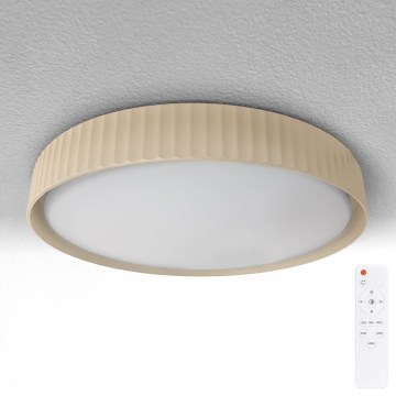 Brilagi - Regulējams LED griestu gaismeklis LUCIA LED/48W/230V 3000-6500K Ø 41 cm bēšs + ar tālvadības pulti