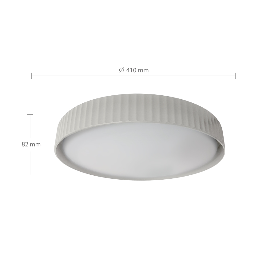 Brilagi - LED regulējama griestu lampa LUCIA LED/48W/230V 3000-6500K diam. 41 cm balta + ar tālvadības pulti