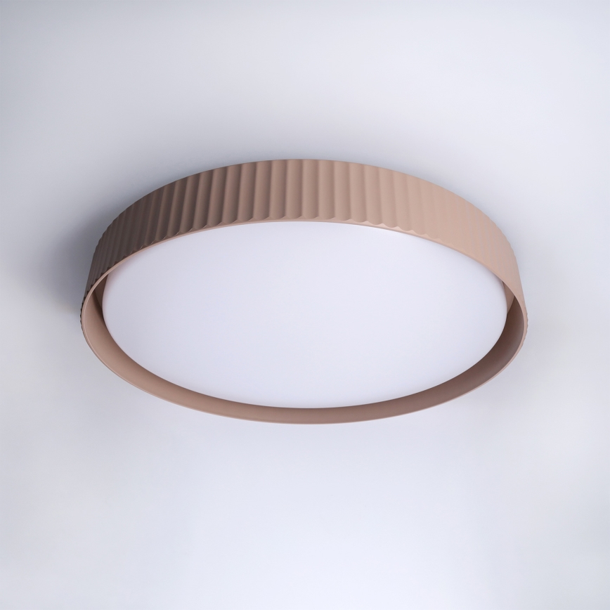 Brilagi - LED regulējama griestu lampa LUCIA LED/60W/230V 3000-6500K Ø 59 cm brūna + tālvadība