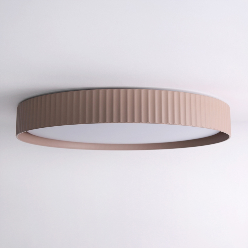Brilagi - LED regulējama griestu lampa LUCIA LED/60W/230V 3000-6500K Ø 59 cm brūna + tālvadība