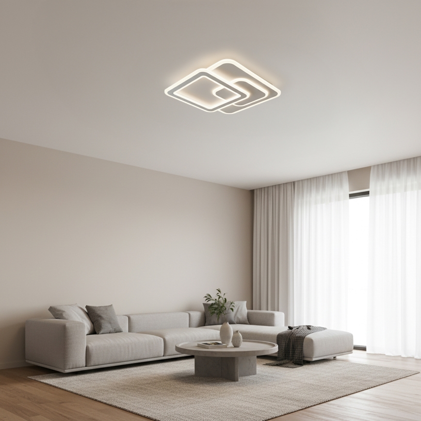 Brilagi - LED regulējams griestu gaismeklis MODERN LED/80W/230V 3000-6000K 52,5x52,5 cm + ar tālvadības pulti