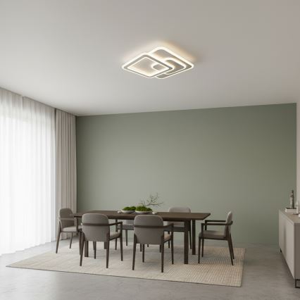 Brilagi - LED regulējams griestu gaismeklis MODERN LED/80W/230V 3000-6000K 52,5x52,5 cm + ar tālvadības pulti