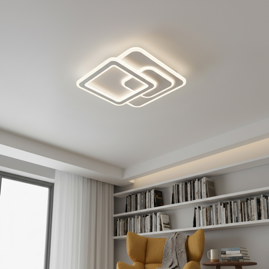 Brilagi - LED regulējams griestu gaismeklis MODERN LED/80W/230V 3000-6000K 52,5x52,5 cm + ar tālvadības pulti
