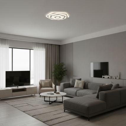 Brilagi - MODERN LED dimmējama griestu lampa/85W/230V 3000-6000K Ø 53 cm + tālvadības pults