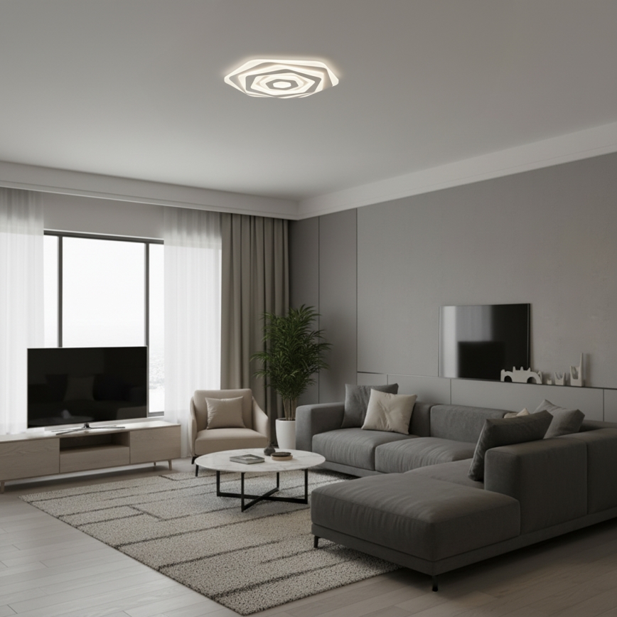 Brilagi - MODERN LED dimmējama griestu lampa/85W/230V 3000-6000K Ø 53 cm + tālvadības pults