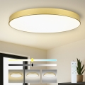 Brilagi - Regulējams LED griestu gaismeklis POOL SMART LED/180W/230V 3000-6000K 120 cm zelta Wi-Fi Tuya + tālvadības pults