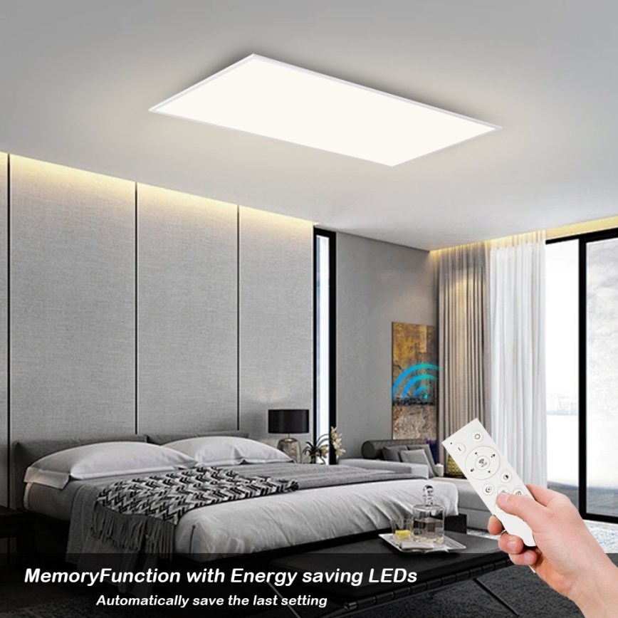 Brilagi - Dimējams LED griestu gaismeklis SLIMFRAME LED/80W/230V 120x60 cm 3000-6000K balts + tālvadība